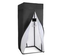 TH000 Portable Vocal Booth - Echo-Free Audio Recording Equipment for Home Studio, Ideal for Voice Recording, Podcasts & Vocals (Black/White, L)