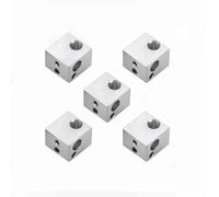TH1000XUE 5PCS Original for flsun QQ-S PRO Extruder Heated Block Q5 QQS 3D Printer Part Aluminum