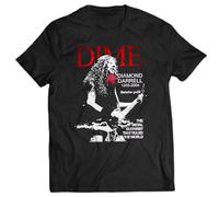 TH5UY5TGC Dimebag Darrell T Shirt Damageplan Cowboys from Hell Metal Magic Black