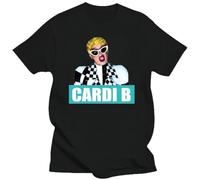 TH5UY5TGC Fashionable-Cardi-B-T-Shirt Black