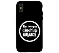Tha beagan Gàidhlig agam - Scottish Gaelic - Funny Circle Case for iPhone X/XS