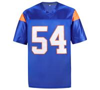 Thad Castle Jersey, #54 Mountain State Quick-Dry Breathable Football Jerseys for Men Blue White S-XXXL