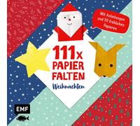 Thade Precht 111 x Papierfalten - Weihnachten: Bastelblock mit Anlei (Paperback)