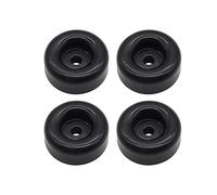 Thaekuns 4PCS 2.5" Trailer Ramp Door Bumper - Automotive-Grade Rubber, Universal Fit with 7/16" Screw Holes, Bumper Stops for Truck Tailgate