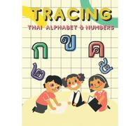 Thai alphabet and numbers Tracing