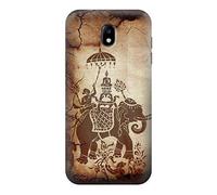 Thai Art Buddha on Elephant Case Cover For Samsung Galaxy J7 (2017) EU Version