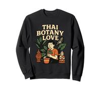 Thai Botany Love Houseplant Gardener Art Sweatshirt