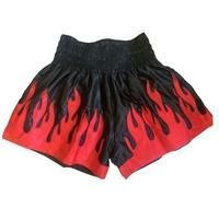 Thai Boxing Shorts Muay Thai Shorts K1 Style Thai Boxing Training Shorts (Extra Small(22"-24") Waist)