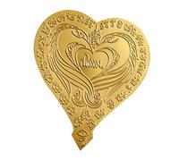 Thai Buddha Gold Card Thai Holy Charm | Sign Scripture Runes, Collectibles Necklace Charm, Religious Decor for Health Wealth