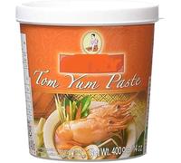 Thai Curry Paste 400g - Authentic Thai Style Cooking Paste Variety, Red, Green, Yellow, Massaman, Panang & Tom Yum Flavours, Aromatic Base for Easy Home Cooking (Tom Yum)