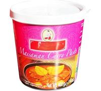 Thai Curry Paste 400g - Authentic Thai Style Cooking Paste Variety, Red, Green, Yellow, Massaman, Panang & Tom Yum Flavours, Aromatic Base for Easy Home Cooking (Massaman)