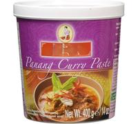 Thai Curry Paste 400g - Authentic Thai Style Cooking Paste Variety, Red, Green, Yellow, Massaman, Panang & Tom Yum Flavours, Aromatic Base for Easy Home Cooking (Panang Curry)