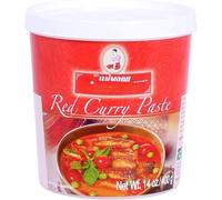 Thai Curry Paste 400g - Authentic Thai Style Cooking Paste Variety, Red, Green, Yellow, Massaman, Panang & Tom Yum Flavours, Aromatic Base for Easy Home Cooking (Red Curry)