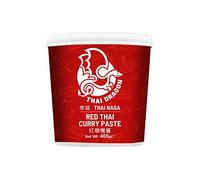 THAI DRAGON Red Curry Paste (400g Tubs). Hot and Spicy Thai Red Curry Paste Made with Red Chillies, Spices and Kaffir Lime Leaves, Versatile Thai Curry Paste for Aromatic Curries or Fish Cakes