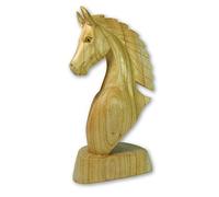 Thai Gifts Hand Carved Wooden Horse Head 30cm