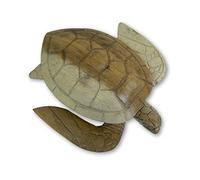 Thai Gifts Wooden Hand Bowl Carved Turtle With Lid