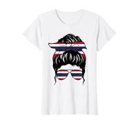 Thai Girl Thailand Thai Flag Proud Thai Woman T-Shirt