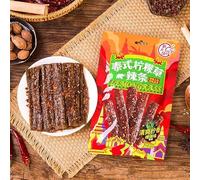 Thai lemongrass spicy strips 58g/bag, sweet and sour spicy strips, spicy, childhood snacks (1 pack)