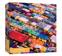 Thai Market | 1000 Piece Jigsaw Puzzle | Travel Photography Puzzle | Sustainable Jigsaw Puzzle for Adults | Premium 100% Recycled Board | Great Gift for Adults | Gibsons Games