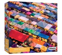 Thai Market Jigsaw Puzzle Bangkok Photograph Gibsons 1000 Pieces