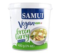 Thai Mild Curry Paste 400g - Authentic Vegan Cooking Paste for Curry, Rich Aromatic Flavours Made with Natural Ingredients, Ideal for Quick Thai Meals (Green Curry)