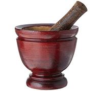 Thai Mortar Pestle Grinding Cookware Thai Food Menu Recipe Kitchen Tool Product of Thailand (5 inch)
