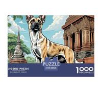 Thai Ridgeback 1000 Piece Jigsaw Puzzle for Adults Educational Games Pet Dog Puzzles for Adults Gifts for Men38x26cm/1000pcs