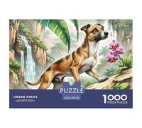 Thai Ridgeback 1000 Piece Puzzle Beautiful Decoration Puzzle Pet Dog Puzzles for Adults Fun Present & Activity for Home70x50cm/1000pcs