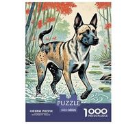 Thai Ridgeback 1000 Piece Puzzle Beautiful Decoration Puzzle Pet Dog Puzzles for Adults Gifts for Men38x26cm/1000pcs