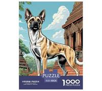 Thai Ridgeback 1000 Piece Puzzle Educational Games Pet Dog Challenging Puzzles Gifts for Men38x26cm/1000pcs