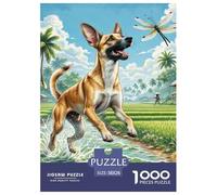 Thai Ridgeback 1000 Pieces for Adults Jigsaw Puzzles Educational Games Pet Dog Challenging Puzzles Gifts for Men38x26cm/1000pcs