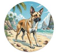 Thai Ridgeback 1000 Pieces Round Puzzle For Adults And Kids Pet Dog Jigsaw Puzzle Creative Unique Challenge Games Stress Reliever Difficult Challenge 1000pcs (67.5x67.5cm)