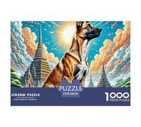 Thai Ridgeback Puzzles 1000 Pieces for Adults Beautiful Decoration Puzzle Pet Dog Colourful,Fun,Challenging And Brainteasing Adults Jigsaw Puzzle Gifts for Men38x26cm/1000pcs