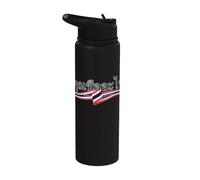 Thai Script Pattaya What's Your Name Thailand Bangkok Font Stainless Steel Insulated Water Bottle