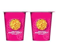 Thai Style Sweet Chilli Egg Noodle Pot, Vegetarian, 78g,Pack Of 2