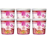 Thai Taste Gang Ped RED Curry Paste 400gm (Pack of 6)