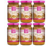 Thai Taste Satay Peanut Sauce, Pack of 6