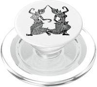 Thai Temple Rubbing PopSockets PopGrip for MagSafe