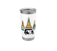Thai Temples and Tuk Tuks Stainless Steel Insulated Tumbler