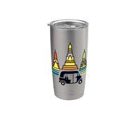 Thai Temples and Tuk Tuks Stainless Steel Insulated Tumbler
