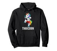 Thaicorn Cute Muay Thai and Thai Boxing Unicorn Pullover Hoodie
