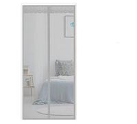 THAIKER Magnetic Screen Door, 210x195cm(83x77inch) Keep Insects Out Keeps Fresh Air in and Mosquitoes Fits Door Size up to, Gray