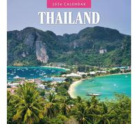 Thailand - 2026 Square Wall Calendar - by Red Robin Publishing