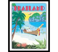 Thailand Bangkok Holiday Metal Sign Plaque Tin Sign 8X12 Inch