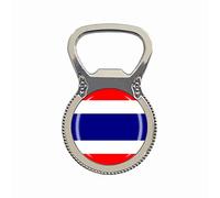 Thailand Flag Beer Bottle Opener Fridge Refrigerator Magnet Metal Glass Crystal Travel Souvenir Gift Home Decoration