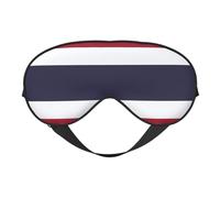 Thailand Flag Double Sided Sleep Mask Soft Comfortable Light Blocking Eye Cover for Night Rest