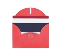 Thailand Flag Greeting Card With Envelope, Birthday Card, Christmas Card, Invitation Card, 3 Colors