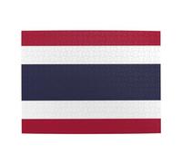 Thailand Flag Horizontal Wooden Puzzle 500 Pcs Develop Hands-on Skills for Relax and Parent-Child Interaction