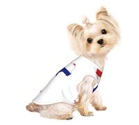 Thailand Flag Map Print Dog Shirt Summer Pet T-Shirts Stretchy Cats Dogs Tee Shirt Sleeveless Tank Top Dog Vest