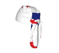 Thailand Flag Map Printed Cap Do Rag, Moisture Wicking Cycling Cap Helmet Liner for Biking Running Hiking